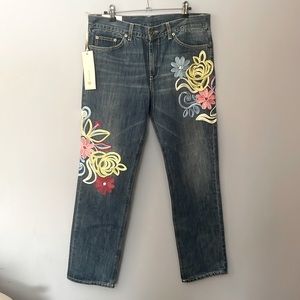 Dondup jeans with floral design